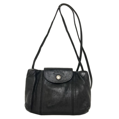 Longchamp 黑皮包🩶 中古款