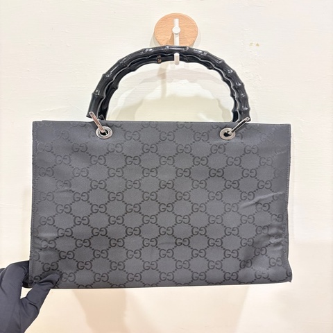 Gucci 黑色竹節包✨