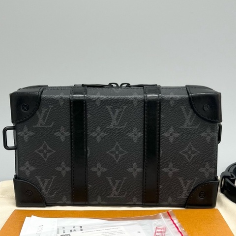 Louis Vuitton 路易威登 soft trunk wallet黑武士盒子包 芯片款 斜挎包 男女同款