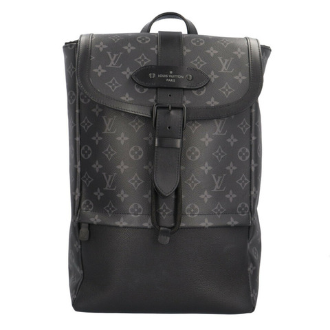 路易威登 Saumur 雙肩包 Monogram Eclipse 日間背包 M45913 男士 LOUIS VUITTON