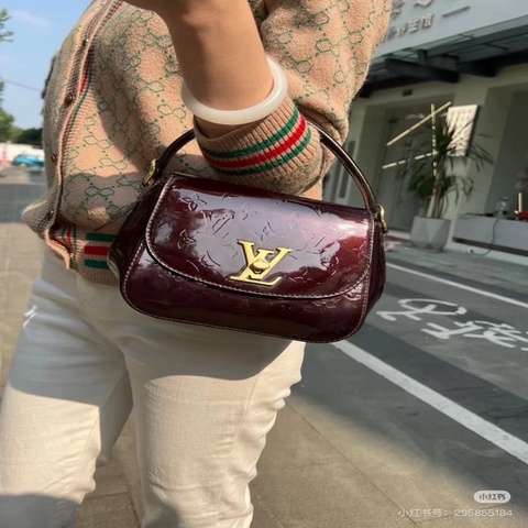 【威選精品｜LV 漆皮小豬包（小豬手提肩背斜背包）】