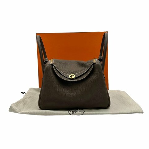 【美收精品】HERMES  Lindy 30 大象灰  C-748【隔月月中將轉賣至日本 上架期限30天】