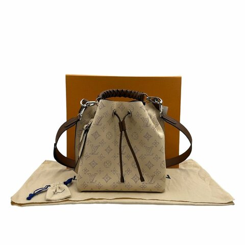【美收精品】 Louis Vuitton Muria Mahina 鏤空雕花小牛皮手提包  C-752  隔月月中將轉賣至日本 上架期限30天】