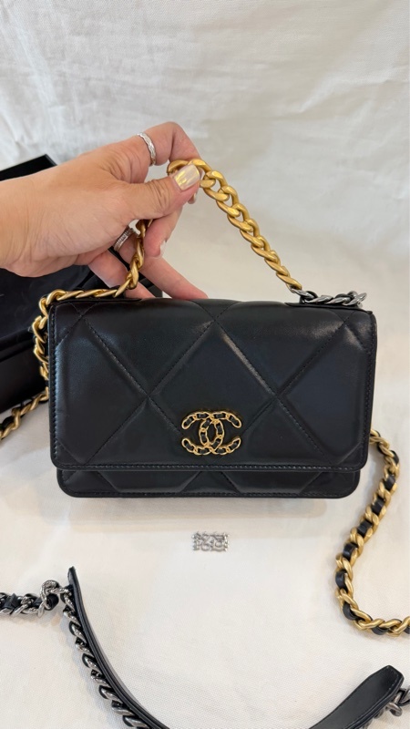 美兔精品 Chanel 19 woc 羊皮