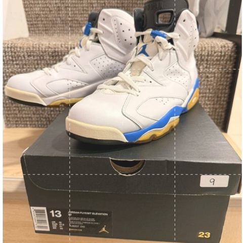 Air Jordan 6 “Sport Blue”OG復刻配色 大腳US13