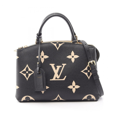 路易威登 Petit Palais 小號雙色肩手提包 M58913 Monogram empreinte