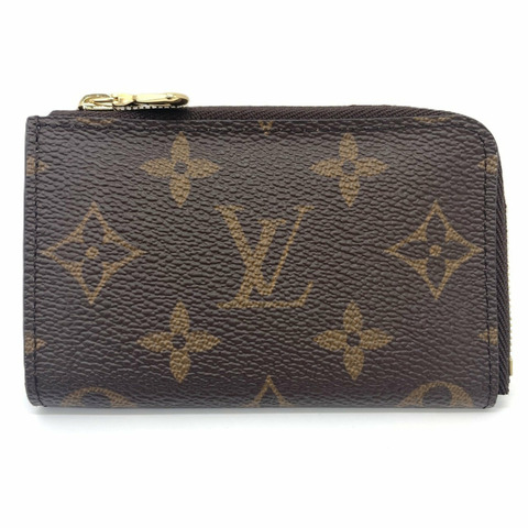 路易威登 Porte Clés Noir Monogram M83612 零錢包鑰匙包 藍色 女士路易威登 LOUIS VUITTON