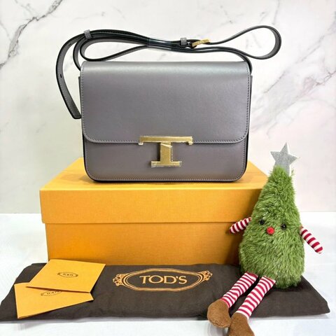 TOD'S T Timeless皮革斜背包