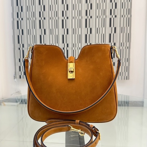 Celine 賽琳 駝色Camille 16小號 含斜挎肩帶 25年尺碼：24.5cm*5cm*21.5