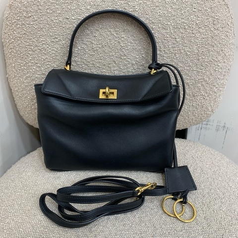 Balenciaga 巴黎世家 黑金 rodeo mini 手提包肩背包斜挎包 底長22cm