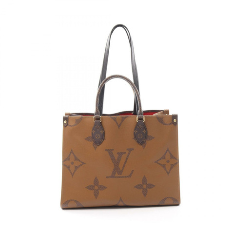 路易威登 OnTheGo MM 單肩托特包 M45321 Monogram Giant Reverse 二手 LV