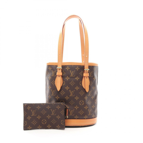 路易威登 (LOUIS VUITTON) 水桶包 PM 單肩手提包 M42238 Monogram 帆布 二手 女士