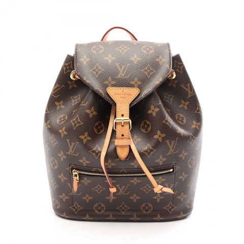 路易威登 Montsouris 雙肩包 M43431 Monogram 帆布皮革 二手