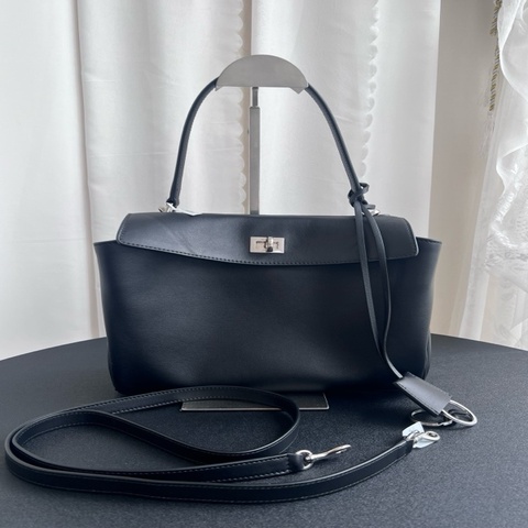 Balenciaga 巴黎世家Rodeo黑銀小號手提包肩背包斜挎包