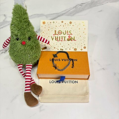 LV Instinct銀黑色手鍊