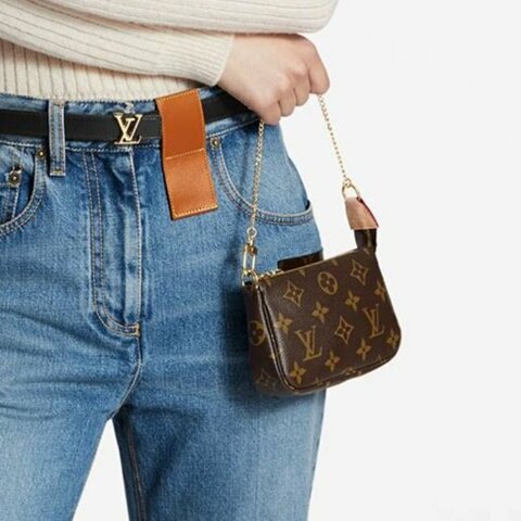 LV 迷你麻將包/斜背包/手提包 M58009 未使用