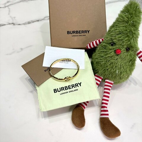 BURBERRY TB金色手環