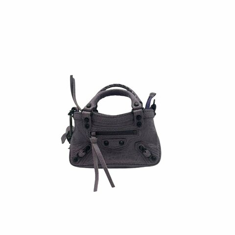 【美收精品】BALENCIAGA  仿舊羊皮超迷你手提包包 C-758【隔月月中將轉賣至日本 上架期限30天】