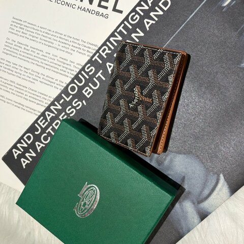 GOYARD Malesherbes卡片包/黑色*棕褐色 全新商品