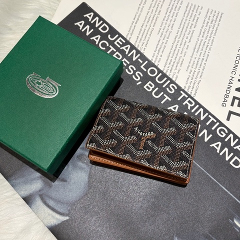 GOYARD Malesherbes卡片包/黑色*棕褐色 全新商品