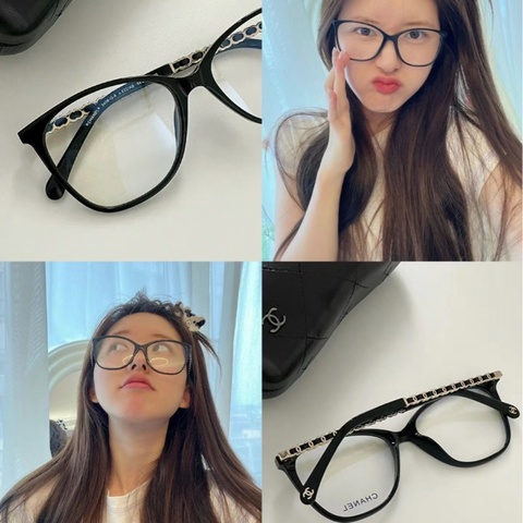 【明星同款🤓全套有盒✨】Chanel c429玳瑁琥珀素顏 平光 近視眼鏡