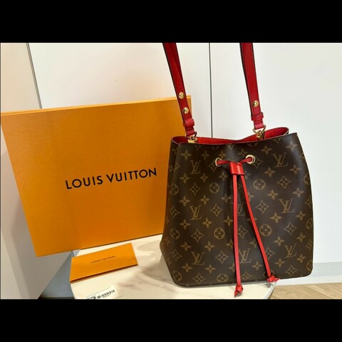 LV NéoNoé MM 水桶包 罌粟紅色