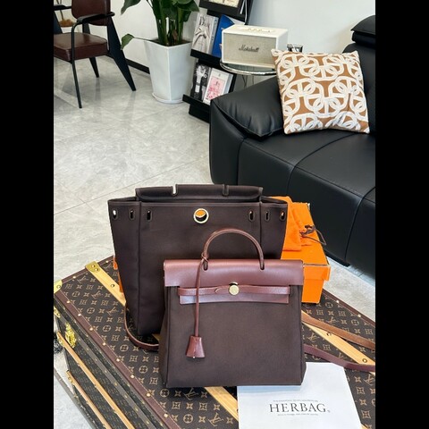 Hermès Herbag31金棕雙肩款