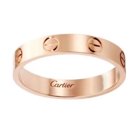 【震撼撿漏價👍🏻全網最便宜💫】  Cartier/卡地亞  經典Love戒指 玫瑰金 52號 優雅永恆