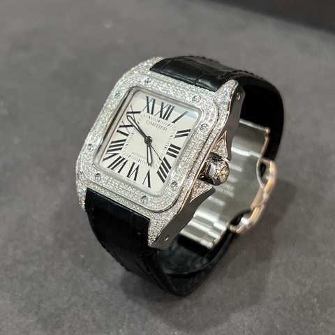 【原價50萬👍🏻全網最便宜💫】  Cartier/卡地亞  山度士 原價50萬港幣/250萬新台幣 經典鑽表