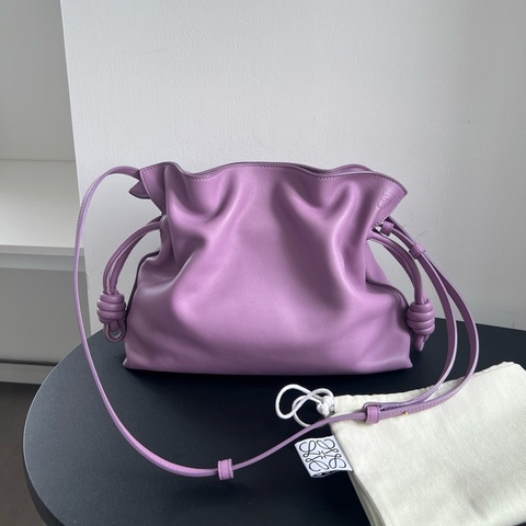 loewe羅意威 福袋 中號 肩背包斜挎包 紫色
