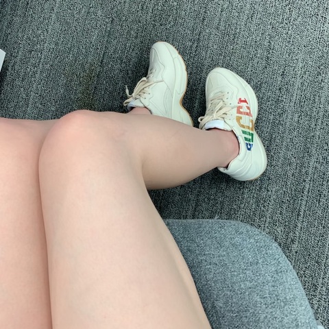 【顯高神器⏫️全網最低價✨狀況超好✨】Gucci彩虹老爹鞋 37