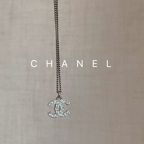 【撿漏價Full Set適合送禮👍🏻全網最便宜💫】Chanel/香奈兒 經典雙C Logo 碎鑽項鏈 金泫雅同款 保值款