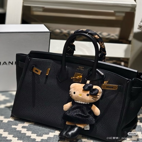 Hermès birkin 25黑色金釦 全新