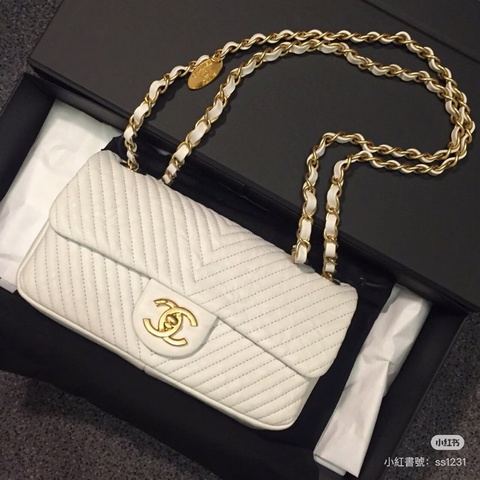 Chanel • 經典白金山形紋牛皮Cf 25 🈶保卡