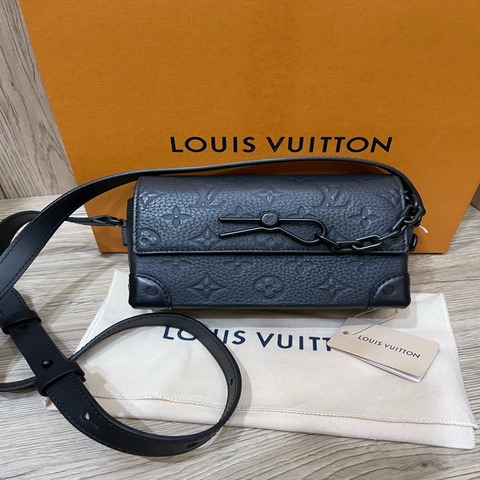 台灣專櫃購入-Lv黑壓紋Steamer(M81746)/配件齊全