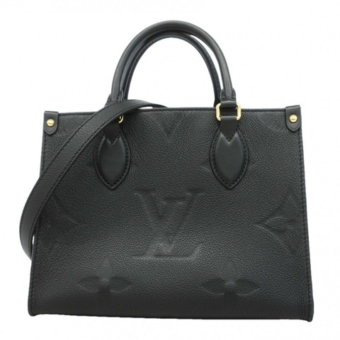 路易威登 Monogram Empreinte OnTheGo PM 手提包 M45653 Noir 女士 2 向包