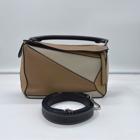 羅意威 Loewe Puzzle 卡其色幾何包