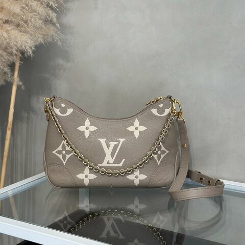 LOUIS VUITTON Boulogne牛角包 - PM斑鳩灰