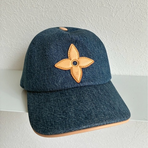LV丹寧花卉棒球帽🧢