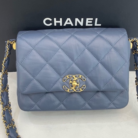 Chanel 香奈兒 23k hobo 19bag系列 寬鏈條 芯片