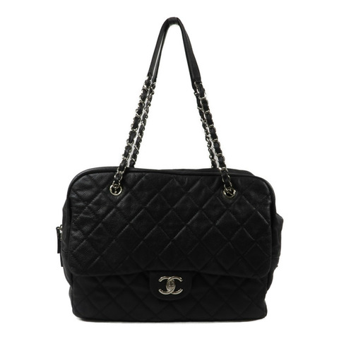 CHANEL 牛皮皮革Chain Shoulder鏈帶肩背袋