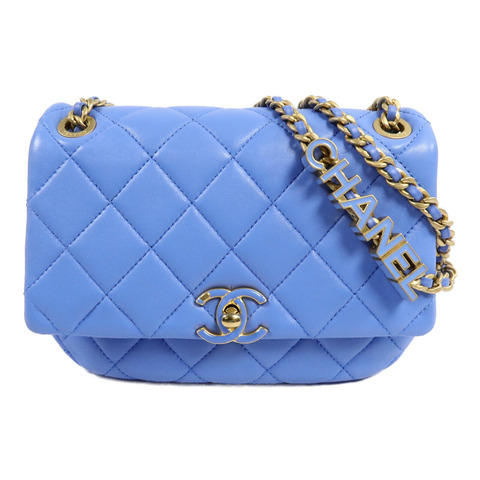 CHANEL 羊皮皮革Chain Shoulder Bag鏈帶肩背袋