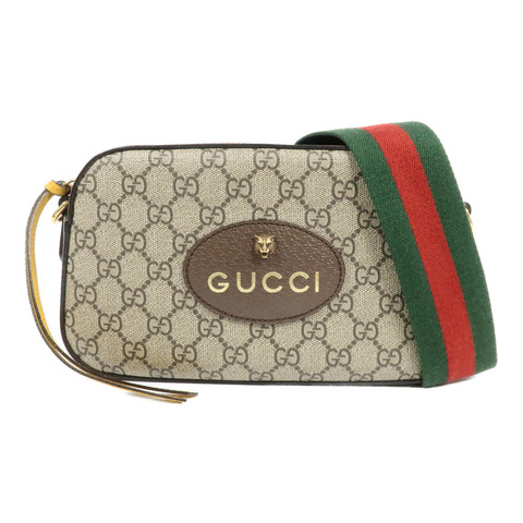 GUCCI 塗層帆布Neo Vintage GG Supreme肩背袋