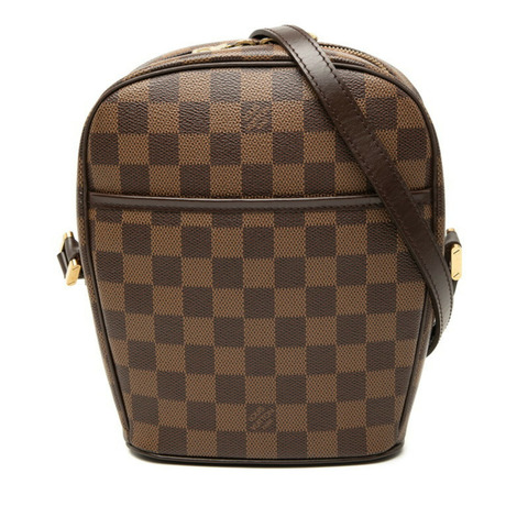路易威登 Damier Ipanema PM 斜背單肩包 N51294 棕色皮革 女士 LOUIS VUITTON