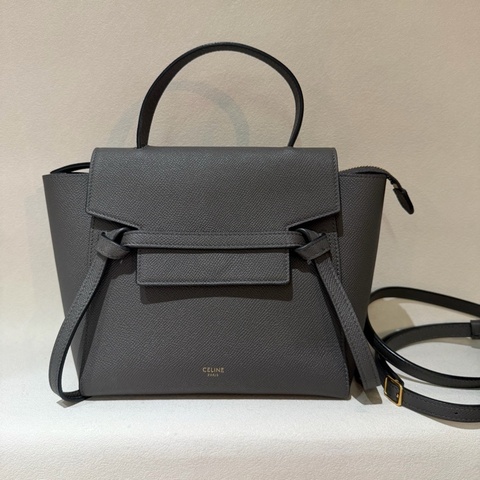 Celine 賽琳 鯰魚包nano 手提包斜挎包 大象灰