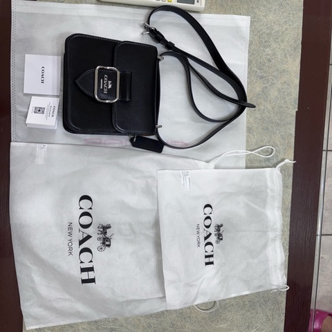 Coach 郵差包 黑色小號