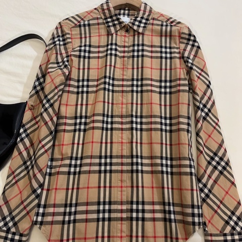 【衣櫃剛需！百搭經典保值💛全網最低價✨】Burberry博柏利經典格紋襯衫🧥