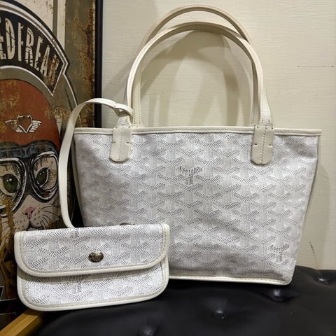 最美的的休閒包🤍 Goyard mini托特 附上訂製內膽