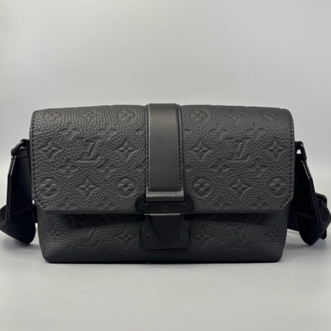 Louis Vuitton 路易威登  S-Cape磨砂黑劍橋包 純芯片 尺寸25*16