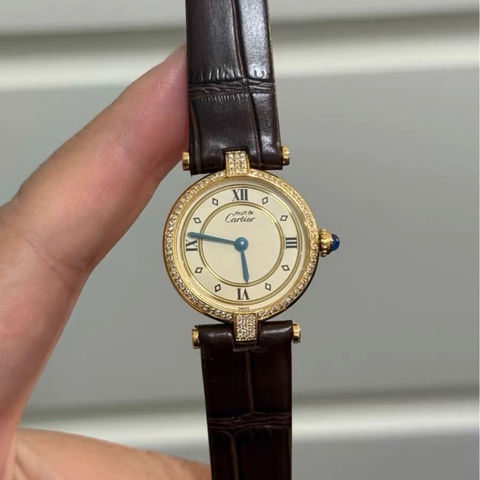Cartier 藍寶石金表 比Coach還便宜 撿漏價